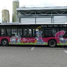 Buswerbung Baugenossenschaft Esslingen