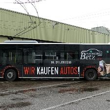 Buswerbung Betz Automobile