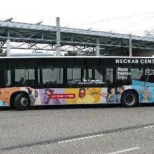 Buswerbung Neckar Center