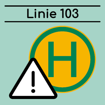 Linie 103 Umleitung