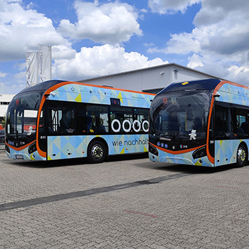 Batterie-Oberleitungsbusse von Skoda Zwei Batterie-Oberleitungsbusse von Skoda